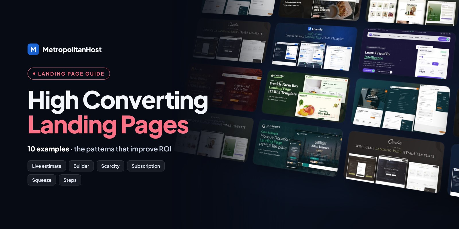 High Converting Landing Page Examples – landing page templates