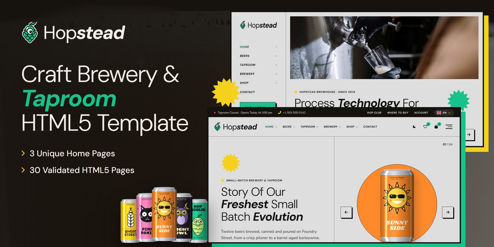 Hopstead — Taproom AI Smart Website preview