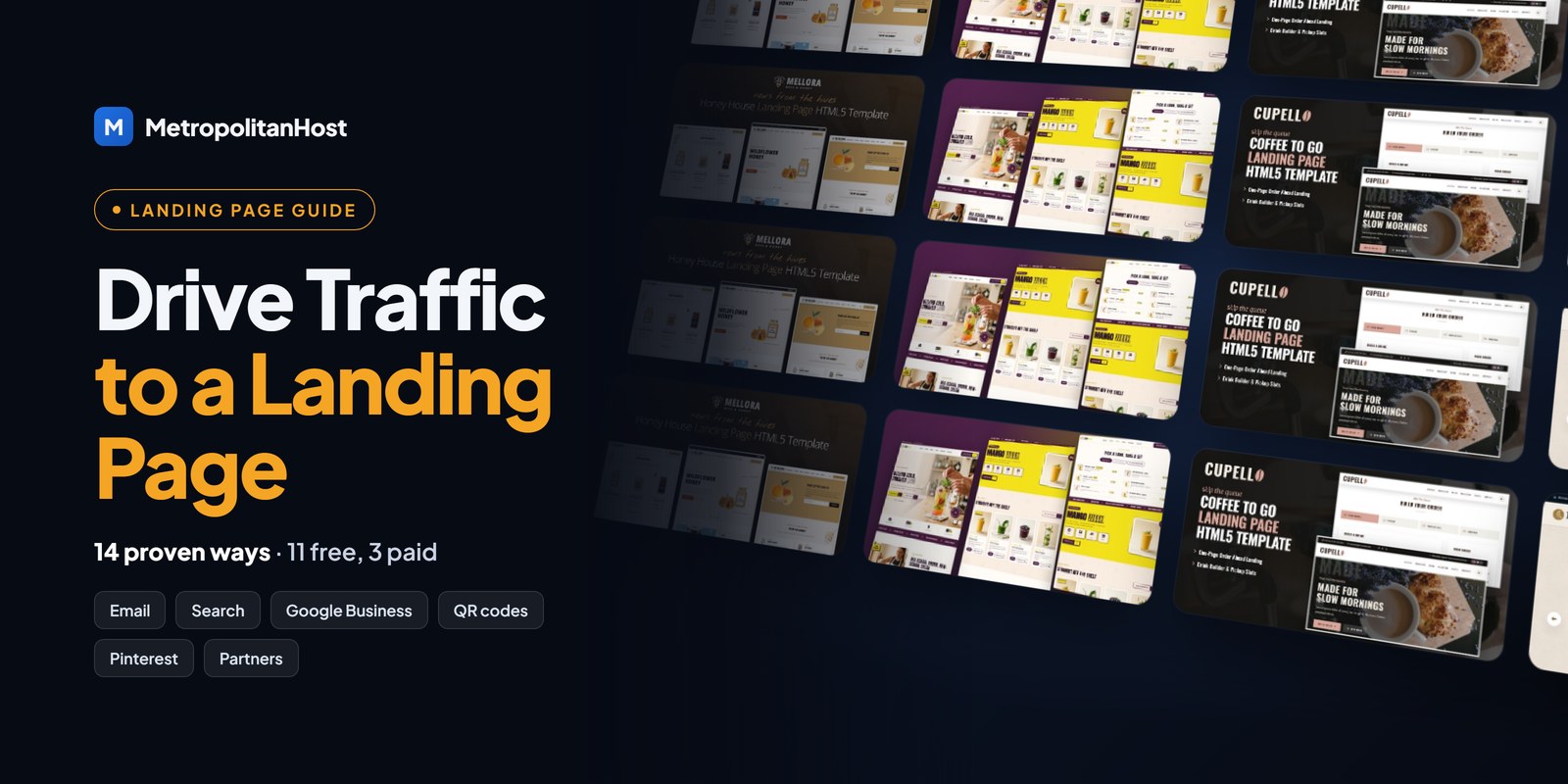 How to Drive Traffic to a Landing Page – landing page templates