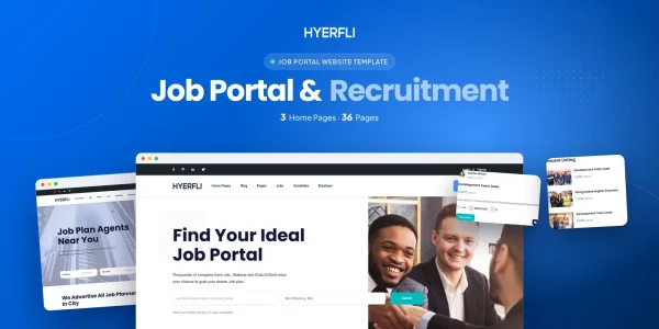 Hyerfli — Job Listings PHP Website Template