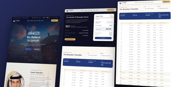 Iftara – Ramadan Nights Landing Page HTML5 Template