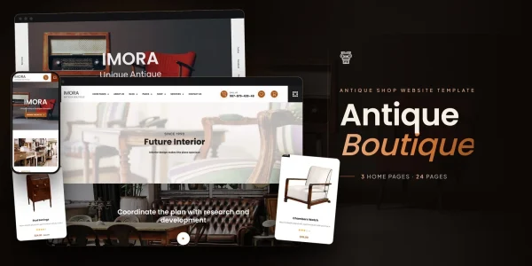 Imora – Bootstrap 5 Antique Shop HTML5 Website Template