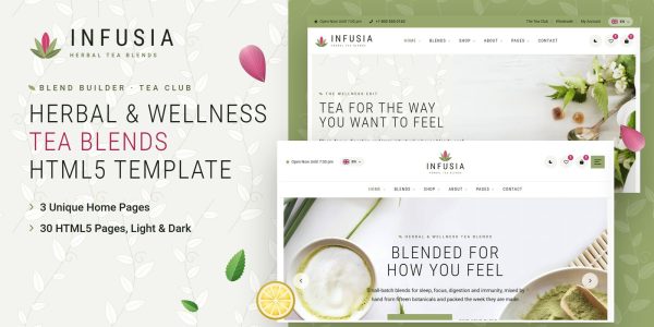 Infusia — Tea Blend Developer Website Bundle