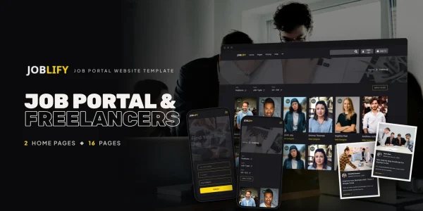 Joblify — Career Portal React JS Website Template