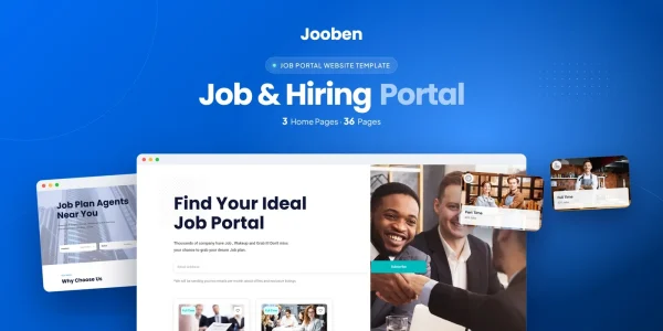 Jooben — Career Portal React JS Website Template