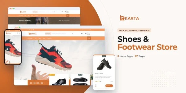 Karta – Bootstrap 5 Shoes Store HTML5 Website Template