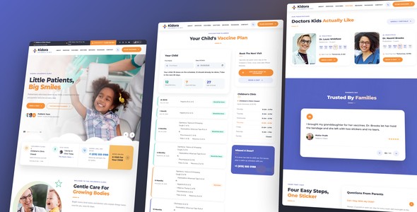 Kidora – Pediatric Clinic Landing Page HTML5 Template