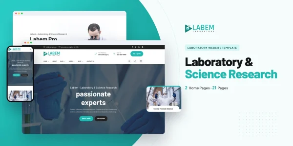 Labem — Science Laboratory Ai Smart Website