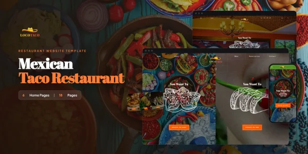 Locotaco – Bootstrap 5 Mexican Restaurant HTML5 Website Template
