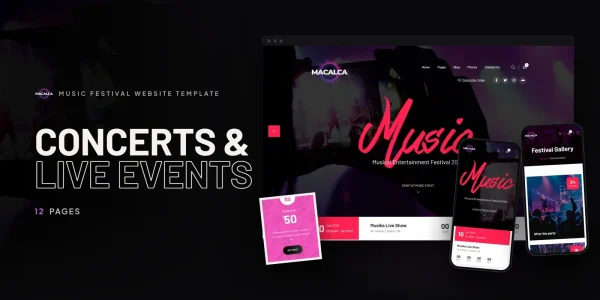 Macalca — Music Festival WordPress Theme