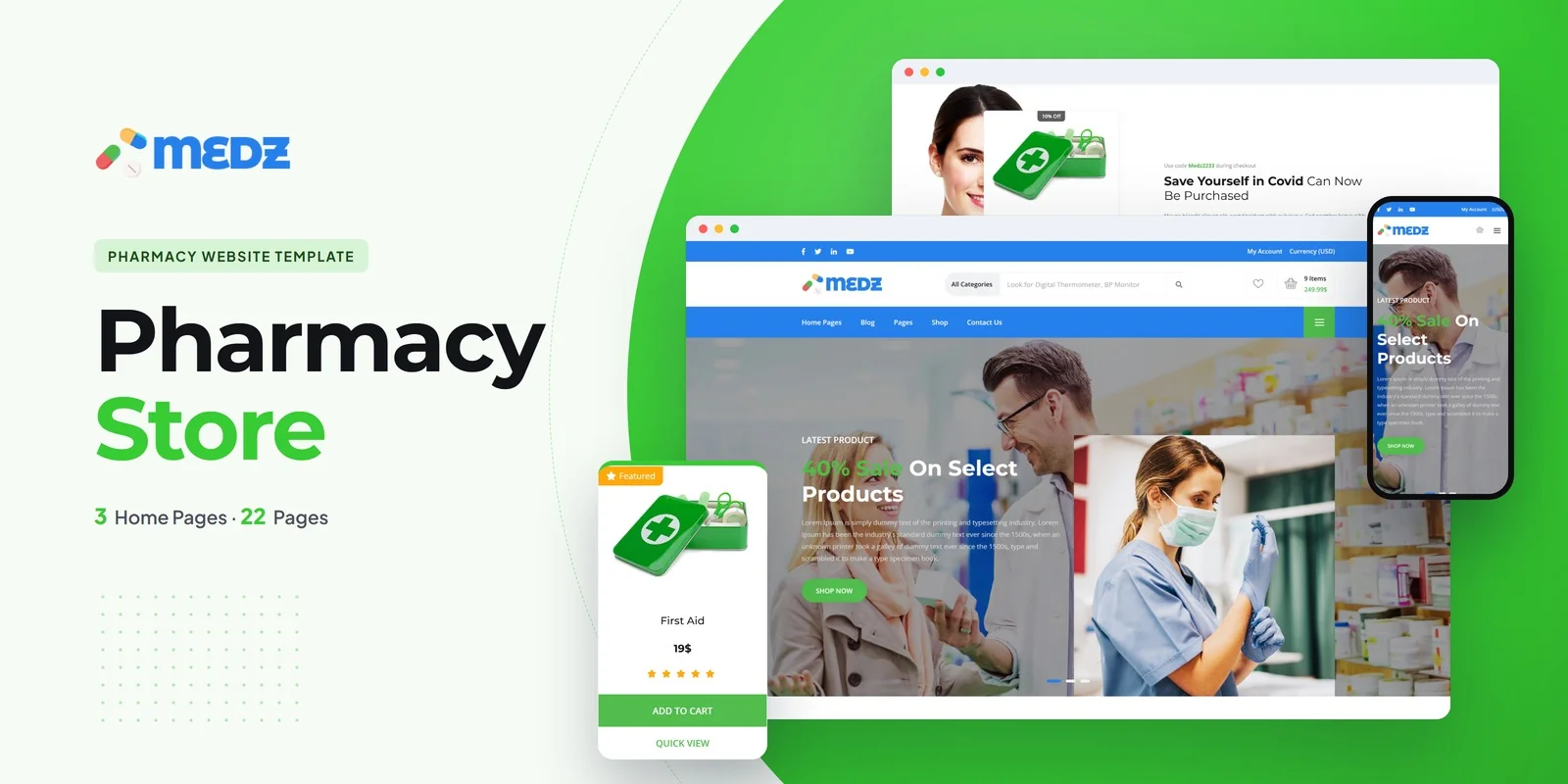 Medz — Pharmacy Marketplace Ai Smart Website preview
