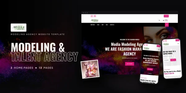 Modia — Modeling Talent Agency Ai Smart Website