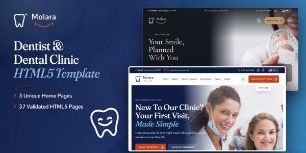 Molara — Dentist & Dental Clinic HTML5 Template