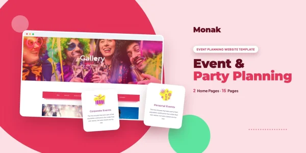 Monak — Event Agency Ai Smart Website