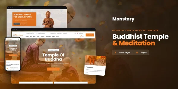 Monstary — Buddhist Center Ai Smart Website