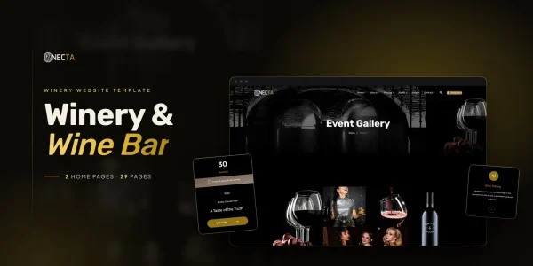 Necta — Vineyard React JS Website Template