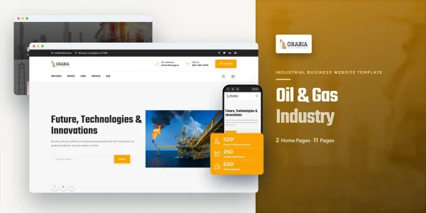 Orabia — Multi-niche Site Angular Website Template