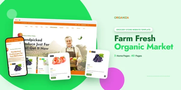 Organiza — Organic Foods WordPress Theme