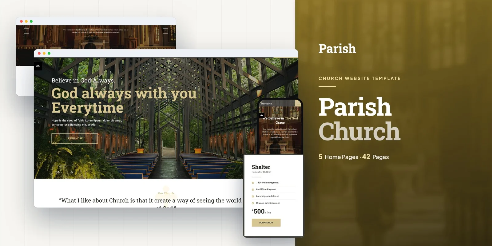 Parish — Christian Ministry Ai Smart Website preview