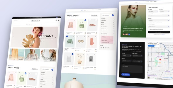 Pastella – Fashion Shop Opt-In Landing Page HTML5 Template