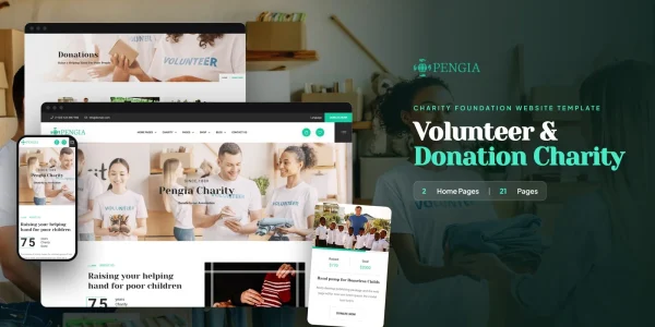 Pengia — Humanitarian Charity Ai Smart Website