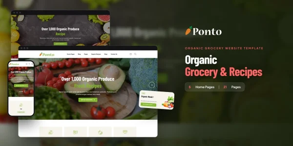 Ponto — Organic Foods WordPress Theme