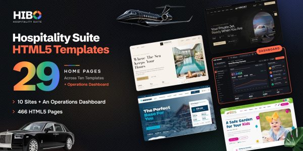 Hibo — Hospitality Suite HTML5 Templates