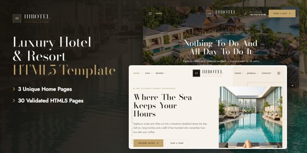 Hibotel — Luxury Hotel & Resort HTML5 Template