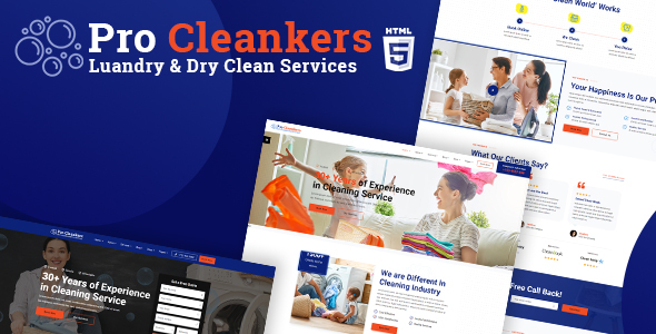 Pro Cleankers — Laundry and Dryclean Angular Template