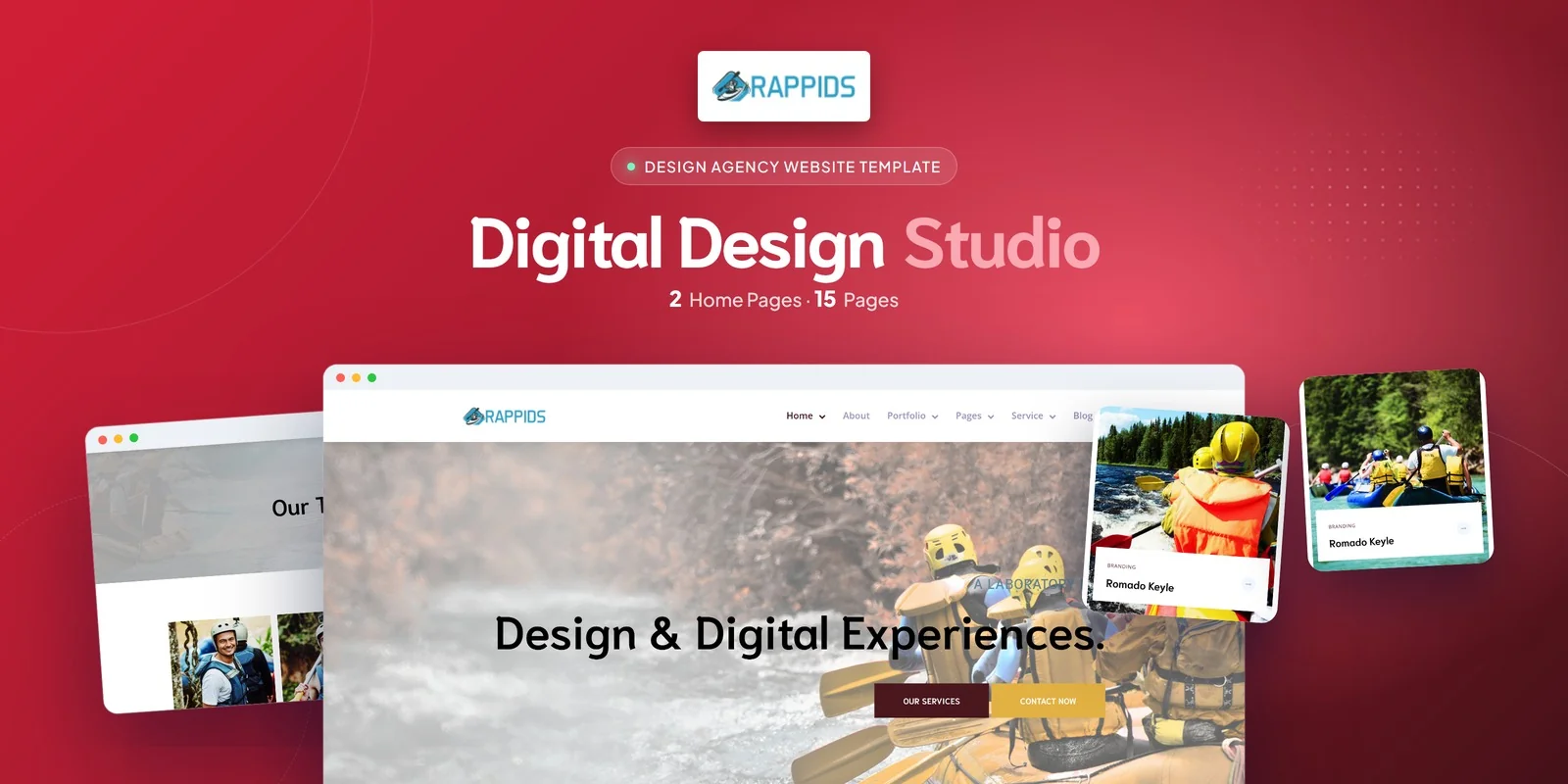 Rappids – Bootstrap 5 Design Agency HTML5 Website Template preview