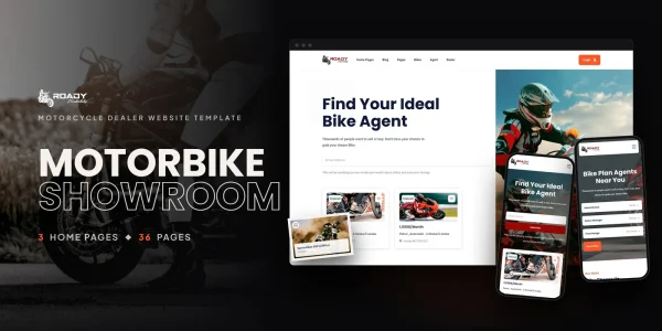 Roady — Auto Dealer Vue.js Website Template