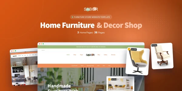 Sabor — Modern Furniture Angular Website Template