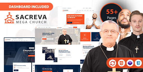 Sacreva — Church & Nonprofit HTML5 Template