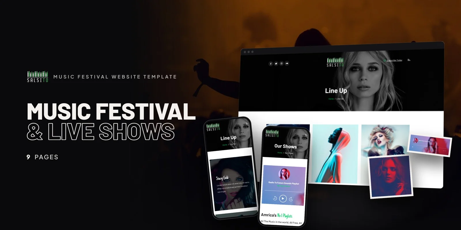 Salsito — Music Festival WordPress Theme preview
