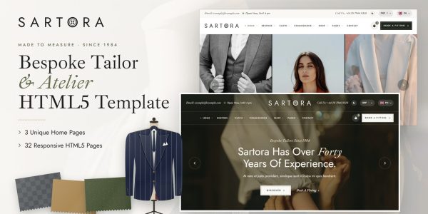 Tailor Website Design – Sartora AI Smart Website