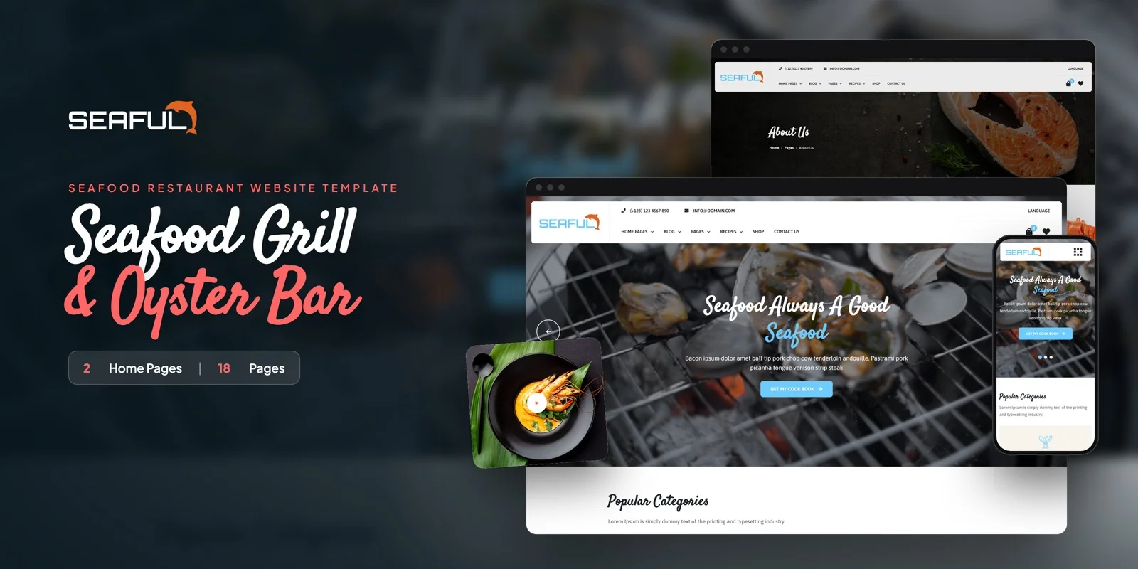 Seaful — Coastal Cuisine Ai Smart Website preview