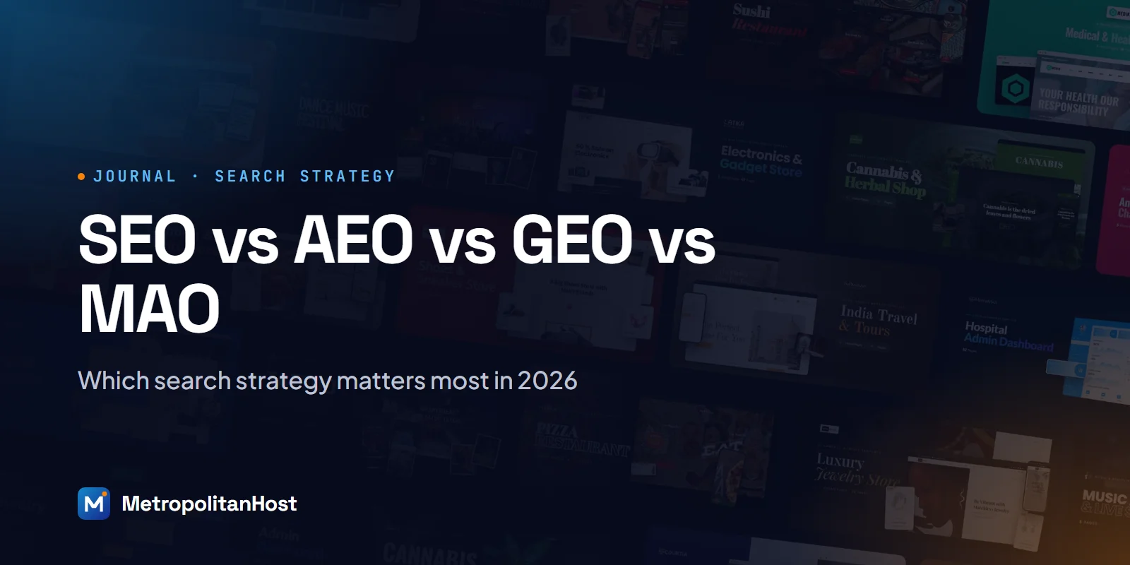 SEO vs AEO vs GEO vs MAO: Which Search Strategy Matters Most in 2026?