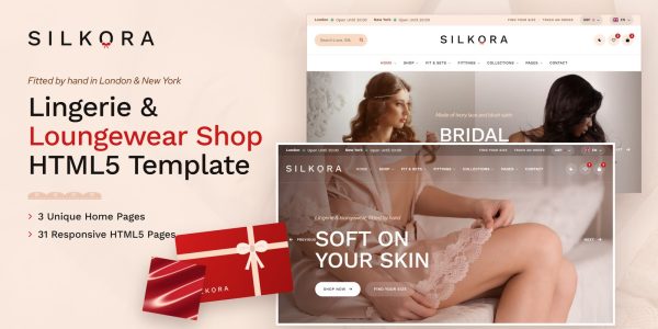 Underwear Website Design – Silkora AI Smart Website