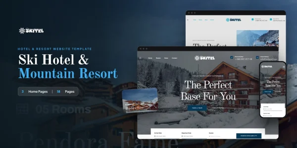 Skitel – Bootstrap 5 Hotel & Resort HTML5 Website Template