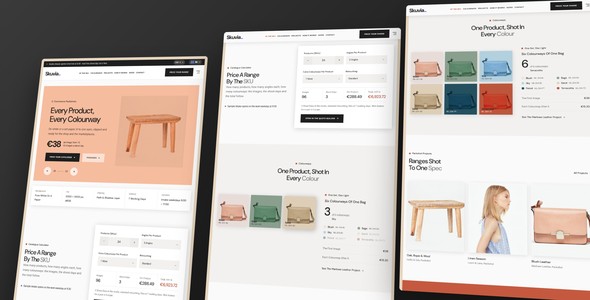 Skuvia – E-Commerce Packshot Photographer Landing Page HTML5 Template