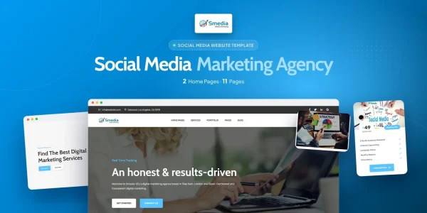 Smedia — Marketing Agency WordPress Theme