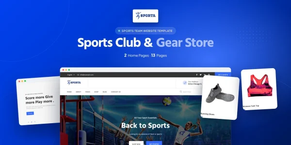 Sporta — Sports League Ai Smart Website