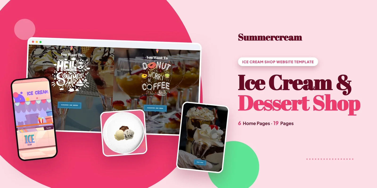 Summercream — Sweet Treats Ai Smart Website preview