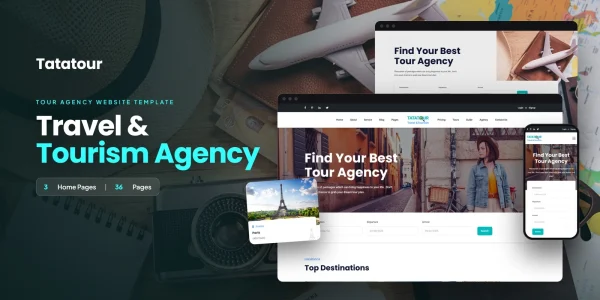 Tatatour — Travel Tour PHP Website Template