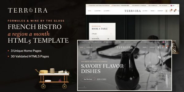 Bistro React Template – Terroira