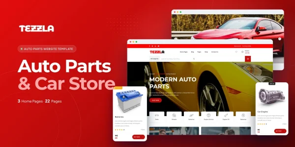 Tezzla — Auto Accessories WordPress Theme