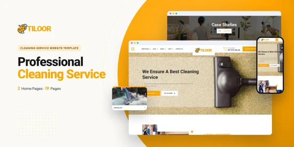 Tiloor — Maid Service Vue.js Website Template