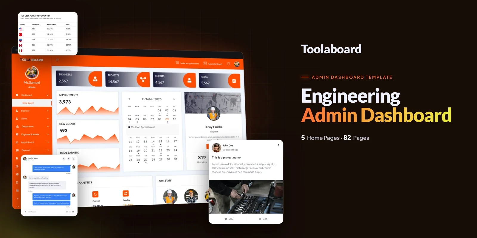 Toolaboard — Dashboard Template Ai Smart Website preview