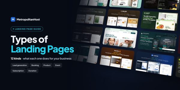 Types of Landing Pages: 12 Kinds and How Each Helps Your Business (2026)