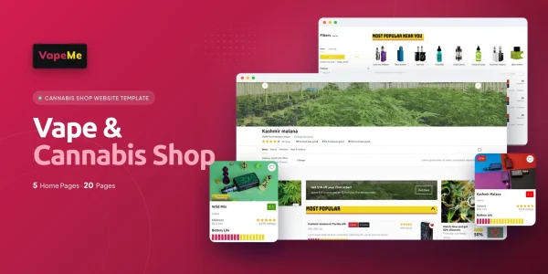 Vapeme — CBD Store WordPress Theme